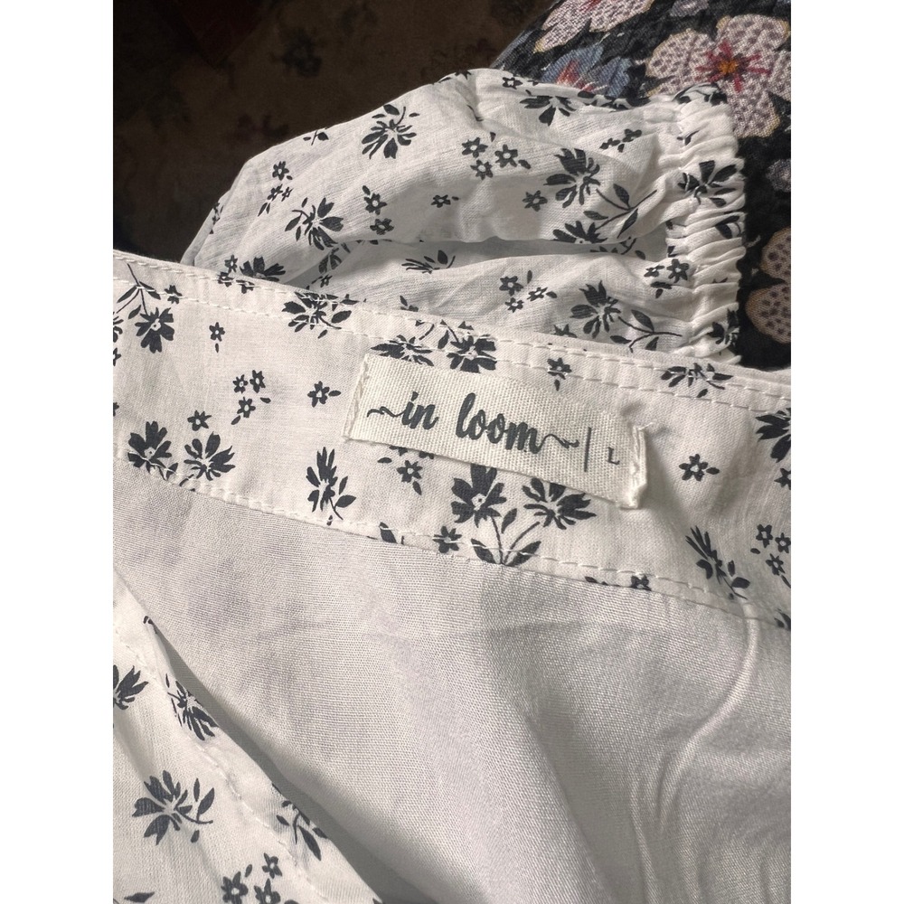 Cottagecore White Floral Tiered Midi Dress Coquette Babydoll Romantic - Picture 3 of 3